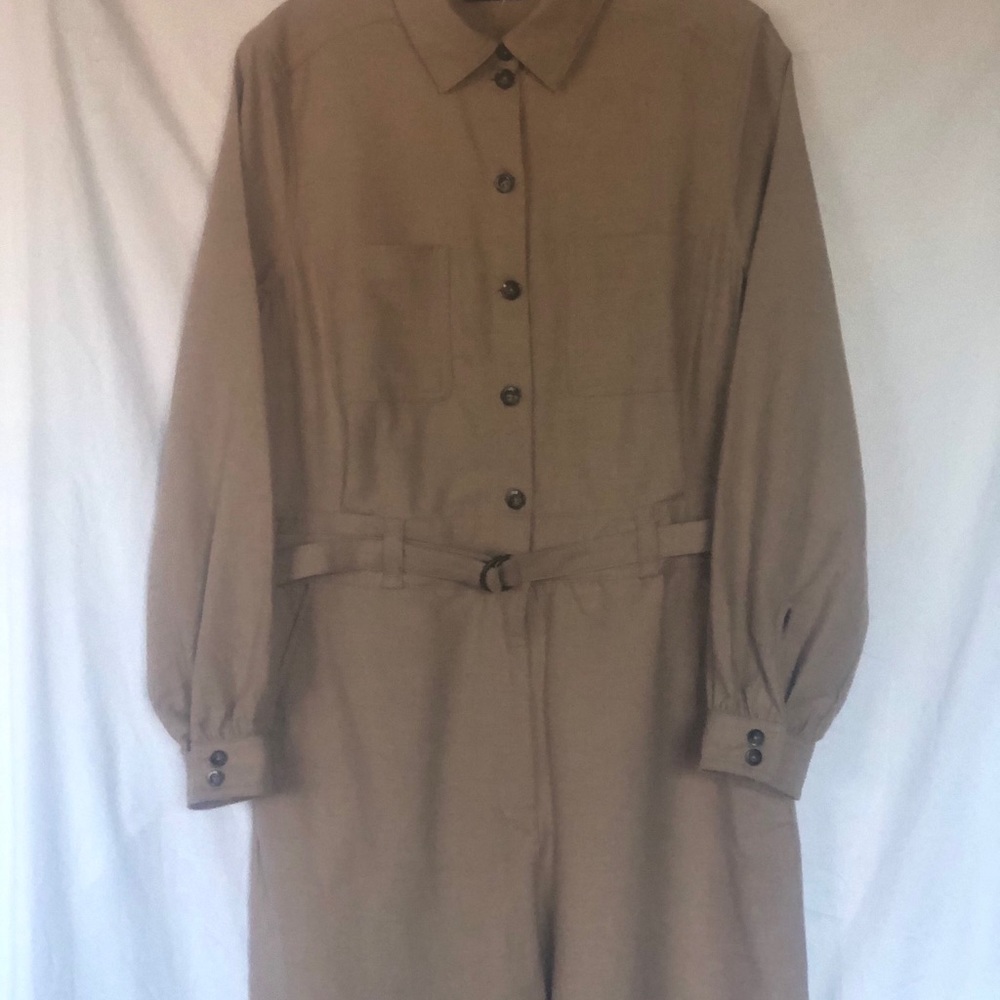 & Other Stories Jump Suit, color: Tansz sz: 8